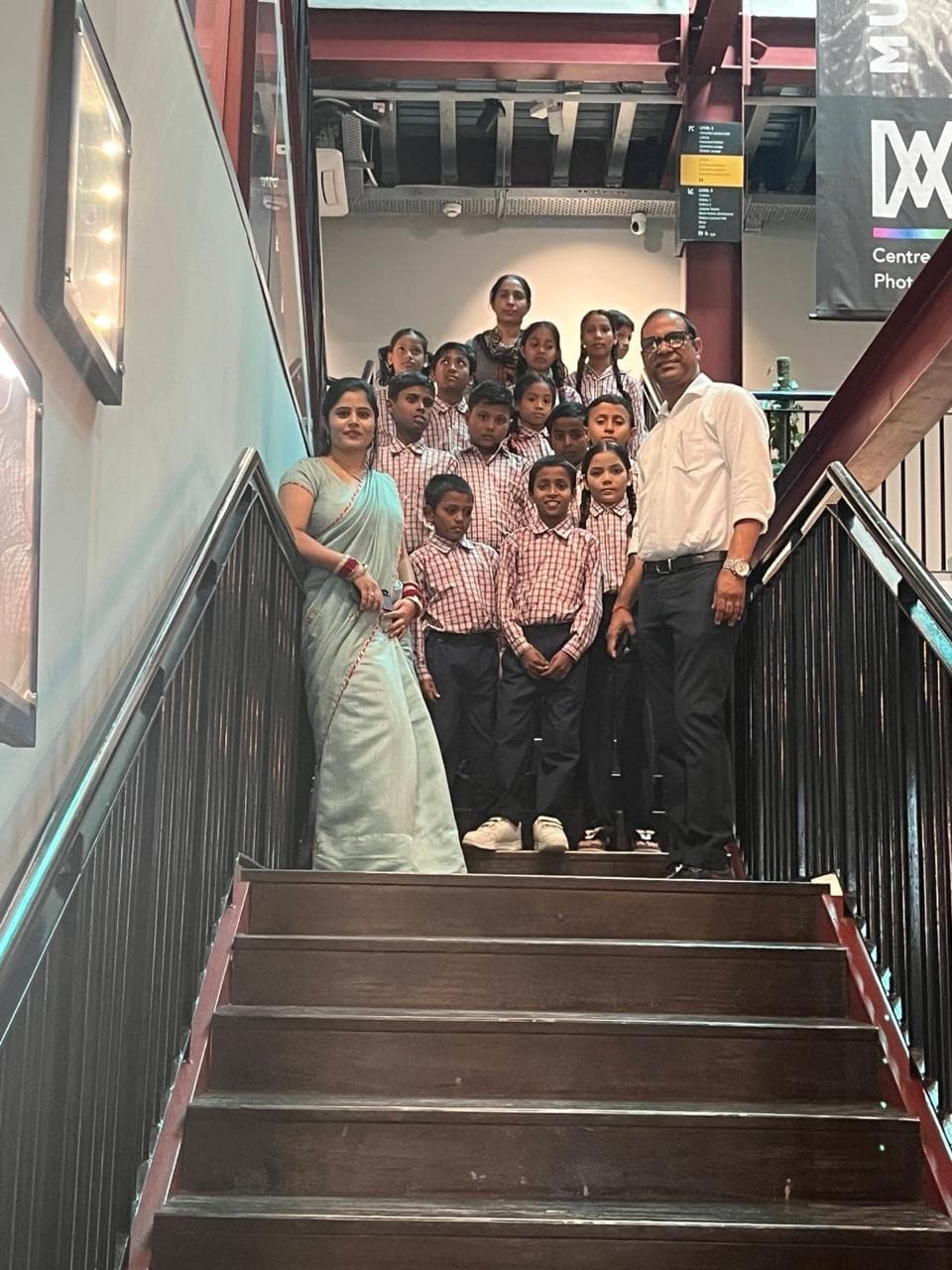 Children at Museo Camera in Gurgaon